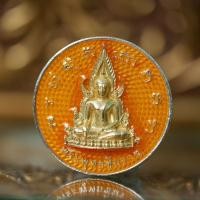ราคา พระพุทธชินราช ปี2565 วัดพระศรีรัตนมหาธาตุ พิษณุโลก เนื้อเงินลงยา สร้างเพียง 70 องค์หายากมาก d12 (28354505161)