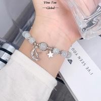 ราคา สร้อยข้อมือโอปอลเพชรกระพริบดาวดวงจันทร์สร้อยข้อมือสไตล์ประณีต (40222731096)