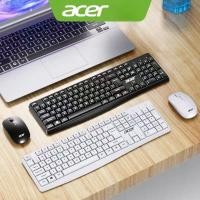 ราคา Acerชุดคีย์บอร์ดและเมาส์ไร้สายคีย์บอร์ดและเมาส์ USB เงียบ คอมพิวเตอร์ตั้งโต๊ะ โน๊ตบุ๊ค เกมสำนักงานโดยเฉพาะ ไม่มีภาษาไทย (28054493705)