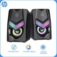 ราคา HP DHE 6000 สาย 2 0 เสียงโฮมเดสก์ท็อป RGB เปล่งแสง usb 3 5 ลำโพงคอมพิวเตอร์ภายนอก (24577116236)
