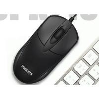 ราคา Philips SPK7234 โน้ตบุ๊คแสงคอมพิวเตอร์เดสก์ทอป USB เมาส์แบบมีสายธุรกิจสำนักงานเกมที่บ้าน (21283181707)