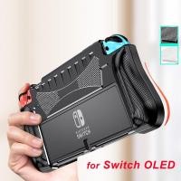 ราคา เคสซิลิโคนนิ่ม คาร์บอนไฟเบอร์ สําหรับ Nintendo Switch OLED Model 2021 (25002242654)