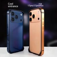 ราคา เคสโทรศัพท์ขอบสร้างสรรค์โลหะ เหมาะสําหรับ 17 Pro 17 Promax 17 Series โทรศัพท์เคสป้องกันขอบบาง (47200257748)