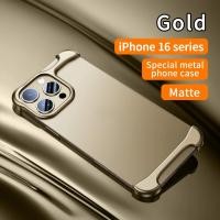 ราคา ไฮไลท์โลหะเคสโทรศัพท์สําหรับ Iphone 15 16 Pro Max Frameless อลูมิเนียมที่ถอดออกได้ฝาครอบโทรศัพท์แบบใช้ซ้ําได้สําหรับ IPHON 15 16 Promax (24787723538)