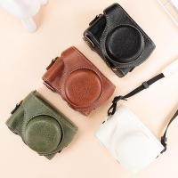 ราคา สําหรับ Sony ZV1F กล้องพร้อมฐานเปิดแบตเตอรี่แบบพกพา PU หนังกระเป๋ากล้องสําหรับ Sony ZV 1F Vlog เกราะป้องกัน (26209609564)