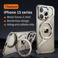 ราคา โลหะแม่เหล็ก Snap on สําหรับ Iphone 13 14 15 Pro Max Z รูปร่างเรขาคณิตผู้ถือขาตั้งฝาครอบโทรศัพท์สําหรับ IPHON 14 15 Promax (26006953888)