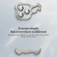 ราคา โลหะไม่มีขอบเคสโทรศัพท์สําหรับ Iphone 13 14 15 16 Pro Max Plus อลูมิเนียม Alien ไทเทเนียมฝาครอบกันชนสําหรับ IPHON 13 14 15 Promax (26469043524)