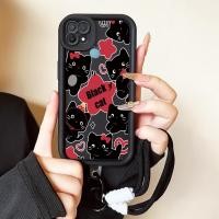 ราคา เคสสำหรับ OPPO A15 A15s A35 เคสโทรศัพท์แมวนำโชคสายคล้องสามสีซิลิโคนกันกระแทก (49000117010)