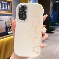 ราคา เคสสำหรับ Xiaomi Redmi Note 11 Pro Note 11s Note 11 Pro 5G เคสโทรศัพท์แมวหมีกันกระแทกกลมและอ้วน (43618030393)