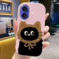 ราคา เคสสำหรับ iPhone 16 Pro Max 16 Plus 15 Pro Max 15 Plus เคสโทรศัพท์แมวน่ารักกันกระแทกกลมและอ้วน (43468642748)