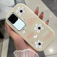 ราคา เคสสำหรับ VIVO V30 5G V30 Pro 5G V30E 5G เคสโทรศัพท์ดอกไม้กันกระแทกกลมและอ้วน (43107749485)