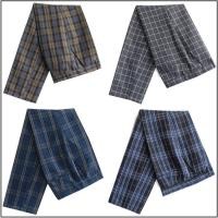 ราคา กางเกงยีนส์ผู้ใหญ่ สีเทากับสีเขียว olive ลายเช็คเคอร์ด ขนาดเล็ก ยาว 8 25 (42264995192)