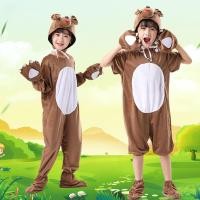 ราคา เครื่องแต่งกายหมีน้อยสัตว์สำหรับเด็ก สีน้ำตาลและดำ พร้อมแพนด้าเต้นรำจากการ์ตูนขนาด 8 4 (54601152979)