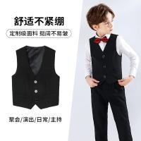 ราคา ชุดลำลองเด็กชาย เสื้อกั๊กกระโหลกสีดำ พร้อมสูทสำหรับเด็กน้อย (57050730613)