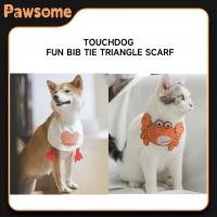 ราคา Touchdog ผ้ากันเปื้อน ผ้าพันคอ ทรงสามเหลี่ยม ลายเป็ดน่ารัก S M (25206571068)