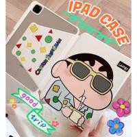 ราคา เครยอนชินจัง เคส iPad หมุนได้ 360 สำหรับ iPad Pro 11 Air 7 6 5 4 3 A16 10th พร้อมช่องใส่ปากกา เคสไอแพดสวยๆ น่ารัก (45151265430)