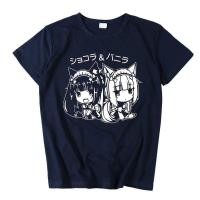 ราคา เสื้อยืดแขนสั้นผู้ใหญ่ ลายแมวลายเลดี้ชาแนลและกล้วยไม้ พร้อมลายช็อกโกแลตสวรรค์ ผลิตจากผ้าฝ้ายแท้ 260 กรัม (41176604309)