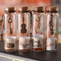 ราคา ของตกแต่ง จี้ ขวดลอยน้ำ ขวดอธิษฐาน ขวดนำโชค ขวดแก้วขนาดเล็ก ขวดแก้วสไตล์เรโทร 12 ชิ้น จุกไม้ก๊อกวินเทจ (42767213322)