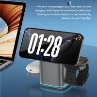 ราคา แท่นชาร์จอย่างรวดเร็วสําหรับนาฬิกา Iphone Mutlifunction Quick Phone Charger สําหรับนาฬิกาโทรศัพท์หูฟัง (44950405365)