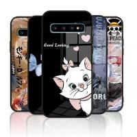 ราคา เคสกระจก Samsung galaxy s10 galaxy s10 plus เคสกระจกนิรภัย Hard ฝาหลัง Soft Silicon Edge (25684927208)