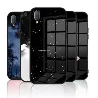 ราคา เคสกระจก Vivo V11 V11pro 1804 เคสกระจกนิรภัยฮาร์ดฝาหลังขอบซิลิคอนอ่อน (29959086811)