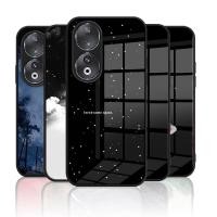 ราคา เคสกระจก Huawei honor 90 5g honor 90 pro 5g เคสกระจกนิรภัย Hard Back Cover Soft Silicon Edge (29658778961)