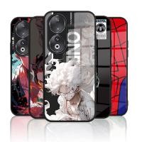 ราคา เคสกระจก Huawei honor 90 5g honor 90 pro 5g เคสกระจกนิรภัย Hard Back Cover Soft Silicon Edge (28361787259)