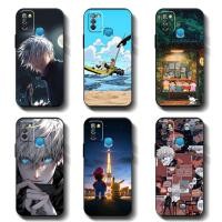 ราคา สีดําปลอกอ่อนสําหรับ Infinix Smart 5 X657 X657C infinix hot 10 lite x657b Anti Scratch กล้องป้องกันกรณี TPU กรณีเต็มรูปแบบยางซิลิโคนกันกระแทกเคสโทรศัพท์ (54600541147)