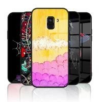 ราคา ปลอกแก้วสําหรับ Samsung galaxy A5 A8 2018 A6 2018 A6 plus A8 plus J6 2018 เคสกันกระแทกกระจกนิรภัยกลับและกรอบซิลิโคนอ่อนนุ่มป้องกันรอยขีดข่วนกล้องป้องกัน Secure Fit Cover (44419937361)