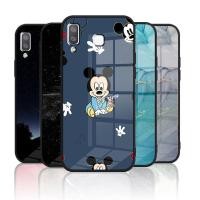 ราคา เคสกระจก Samsung galaxy A8 star เคสกระจกนิรภัย Hard Back Cover Soft Silicon Edge (25382601944)