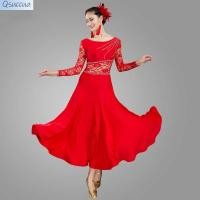 ราคา Qsuccua ชุดเดรสแขนยาว ผ้าลูกไม้ ขนาดใหญ่ สําหรับผู้ใหญ่ (24210790201)