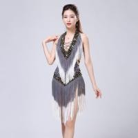 ราคา Qsuccua ชุดเดรสเต้นรําละติน ประดับเลื่อม ไล่โทนสี เซ็กซี่ สําหรับผู้ใหญ่ ผู้หญิง (21662933141)