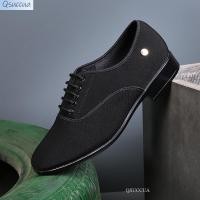 ราคา Qsuccua ผู้ใหญ่ชาย Ballroom Dance Modern Dance ผ้า Oxford รองเท้าเต้นรําในร่มและกลางแจ้ง (24939002685)
