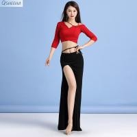 ราคา Qsuccua ชุดเต้นรําหน้าท้อง แบบบาง เซ็กซี่ มีเชือกผูกด้านข้าง สําหรับผู้ใหญ่ (23845896617)