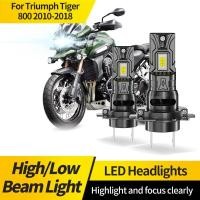 ราคา 2pcs รถจักรยานยนต์ LED ไฟหน้า H7 รถจักรยานยนต์หลอดไฟจักรยานโปรเจคเตอร์ไฟหน้าสําหรับ Triumph Tiger 800 2010 2018 (28431582373)