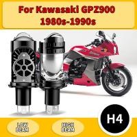 ราคา 1PC 2PCS สําหรับ Kawasaki GPZ900 1980s 1990s 150W H4 Led โปรเจคเตอร์เลนส์ไฟหน้าหลอดไฟ 30000LM High Power Turbo รถ 9003 HB2 Led สําหรับรถจักรยานยนต์ 12V 24V (44365281004)