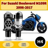 ราคา 1PC 2PCS สําหรับ Suzuki Boulevard M109R 2006 2017 Led H4 โปรเจคเตอร์เลนส์ไฟหน้าหลอดไฟ Canbus Super Bright 150W 30000LM LED 9003 HB2 ไฟหน้าสําหรับรถจักรยานยนต์สําหรับรถยนต์ 99 (42115269354)