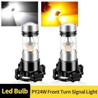 ราคา 2PCS PY24W LED ไฟเลี้ยวหน้า PY24WNA 5200 Amber สําหรับ Audi BMW 3 5 X Z Series Mercedes Benz Land Rover OEM 63217161306 (29489546521)
