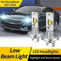 ราคา 2pcs H7 ไฟหน้าแสงต่ำ For Kia Cadenza 2017 2018 ไฟหน้า LED H7 ไฟหน้ารถยนต์ LED แสงขาว 6500K แสงขาวอบอุ่น (28429860571)