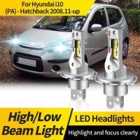 ราคา 2PCS Canbus H4 ไฟหน้า รถยนต์ HB2 หลอดไฟหน้า ไฟหน้ารถ ไฟหน้ารถยนต์ LED ไฟสูง ไฟต่ำ For Hyundai i10 PA Hatchback 2008 11 up (26479408625)