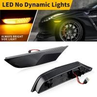 ราคา 2pcs Dynamic Amber LED ด้านหน้าด้านหลัง Marker ไฟสําหรับ Nissan GTR R35 Coupe GT R 07 21 ไฟเลี้ยว Blinker ไฟแสดงสถานะ (49401463796)
