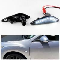 ราคา ขายร้อน2PCS สําหรับ Nissan Lafesta Highway Star 2011 up LED รถด้านข้าง Marker ไฟ 12V สีขาว สําหรับ Mazda RX 8 2009 2012 (44167625276)