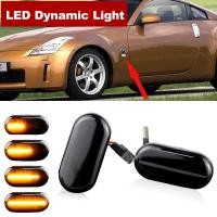ราคา ขายร้อน2pcs ไฟเลี้ยว LED สําหรับ Nissan Cube Z11 2001 2011 Camisones D40 2004 2019 Side Marker กระพริบตัวบ่งชี้ Canbus (42814503323)