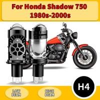 ราคา 1PC 2PCS H4 โปรเจคเตอร์เลนส์ LED ไฟหน้ารถจักรยานยนต์หลอดไฟ 10000LM 150W CANBUS HB2 9003 Led สูง Low Beam โคมไฟ 6000K สีขาวสําหรับ Honda Shadow 750 1980s 2000s (44064100801)
