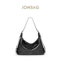 ราคา JONBAG Premium ของแท้ Modern Classic Sleek Leather Tote Bag อเนกประสงค์ความจุขนาดใหญ่ HandBag (42213735144)