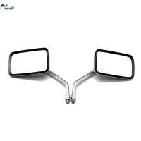 ราคา จัดส่งภายใน 12 ชม รถจักรยานยนต์โครเมี่ยมกระจกมองข้างแฟชั่นเย็นทรงสี่เหลี่ยมกระจกมองหลัง (47651799006)