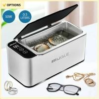 ราคา จัดส่งใน 12h ชื่อผลิตภัณฑ์ เครื่องทําความสะอาดอัลตราโซนิกที่มีความจุ 500 มล และ 46 กิโลเฮิร์ตซ์ สําหรับเครื่องประดับ นาฬิกา ใบมีดโกน แผงวงจร หูฟังปลอม และซักผ้าอัลตราโซนิก Machi (54900214227)