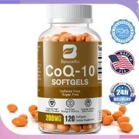ราคา BEWORTHS CoQ 10 Capsules 200 Mg Coenzyme Q10 Vegetarian for Energy Support Heart Healthy Protective Antioxidant (50501283324)