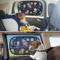 ราคา ม่านบังแดดด้านข้าง 2 ชิ้น ราคาส่ง แผ่นใหญ่ ทึบแสง กันแดด กัน UV ลิขสิทธิ์แท้ ราคาโรงงาน (41418241285)