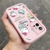 ราคา เคสสำหรับ VIVO Y75 Y55 5G Y55s Y33s Y33e Y30 5G Y52T T1 5G เคสโทรศัพท์สัตว์น่ารักสามสีซิลิโคนกันกระแทก (43414964801)